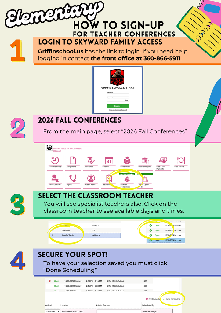 Elementary Conferences
