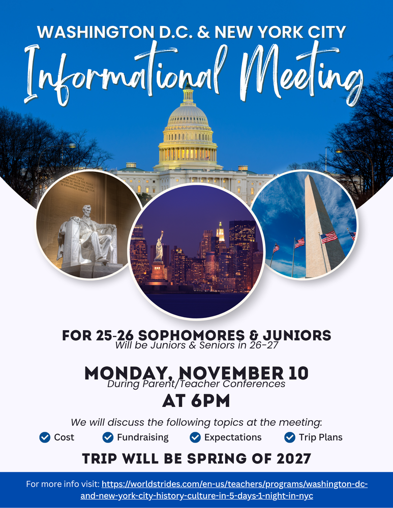 Informational Meeting 11/10 at 6pm