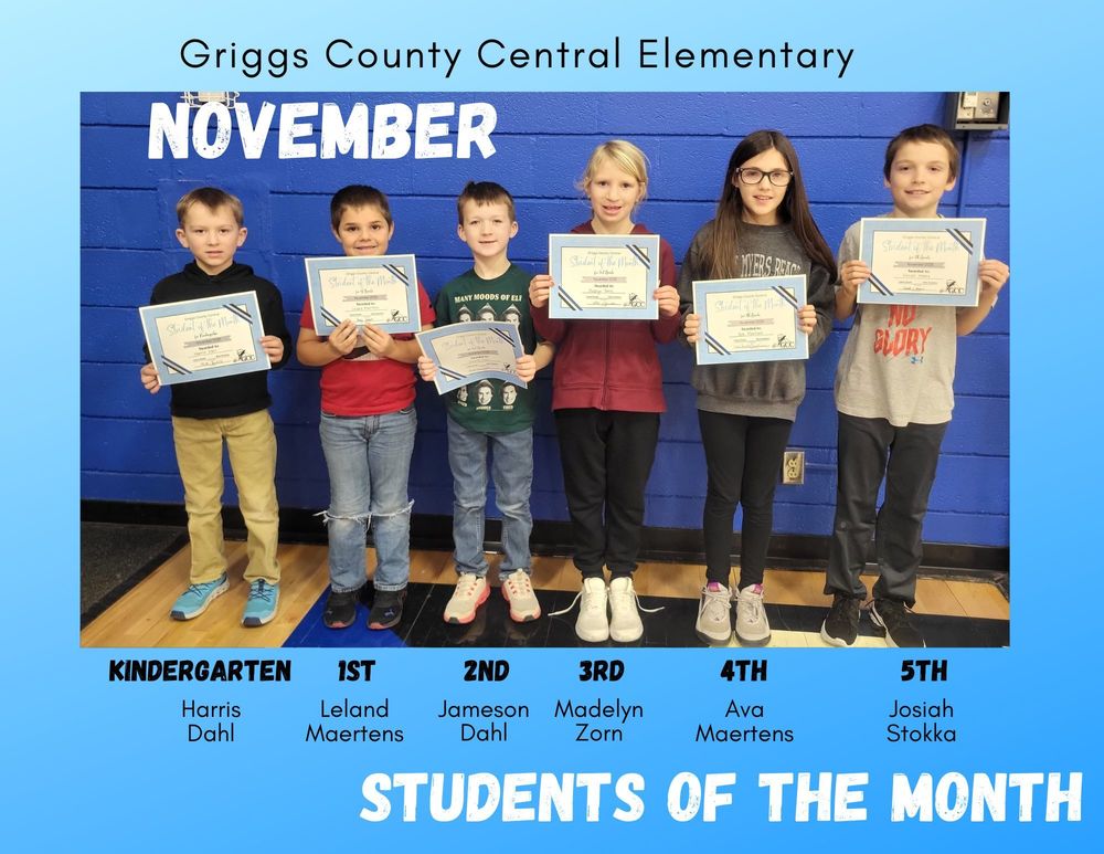 November SOTM Elementary