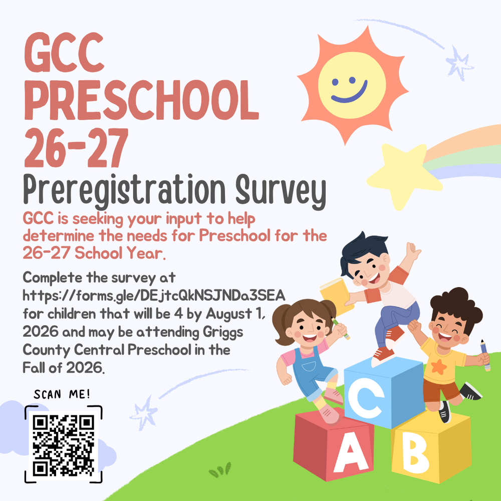 GCC Preschool Preregistration Survey https://forms.gle/qv4QbczjFywiQ4z57