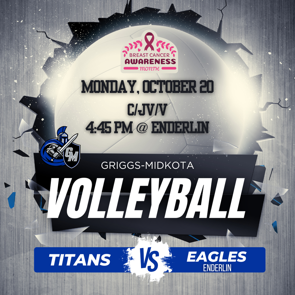 C, JV, V Volleyball 10/20 at 4:45pm in Enderlin