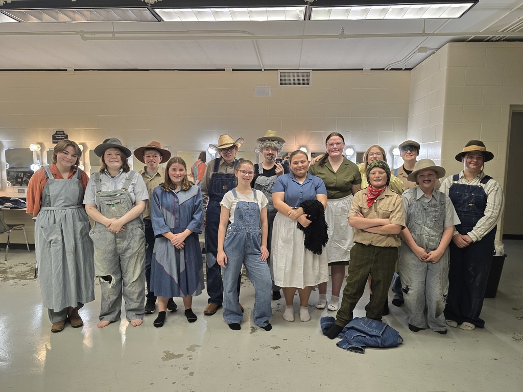 Dirt cast in costumes