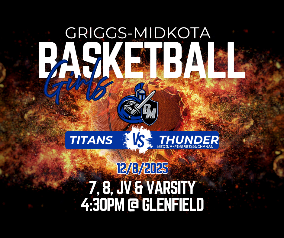 Girls Basketball 12/8/25 in Glenfield at 4:30pm