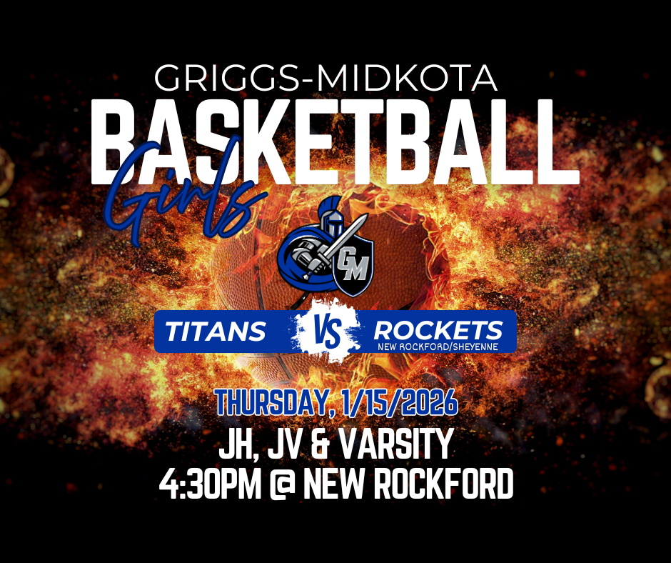 Girls JH/JV/V Basketball 1/15 4:30 New Rockford