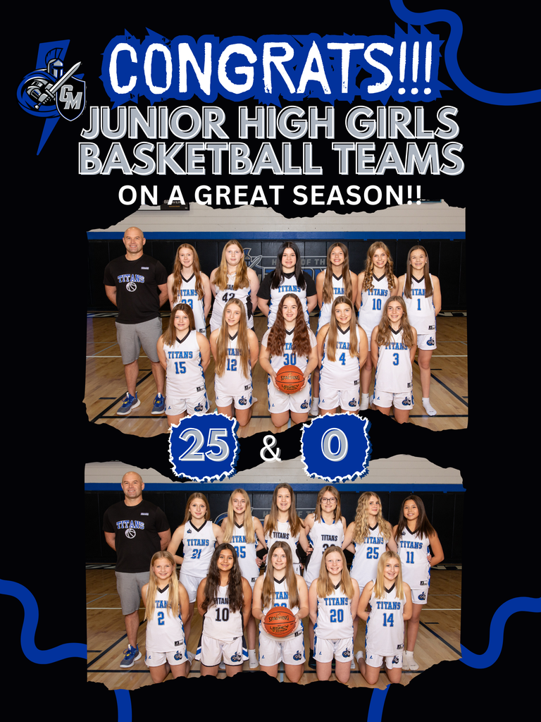 Congrats JH Girls 25 & 0