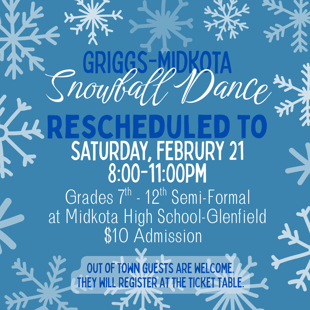 Snowball Dance rescheduled to 2/21