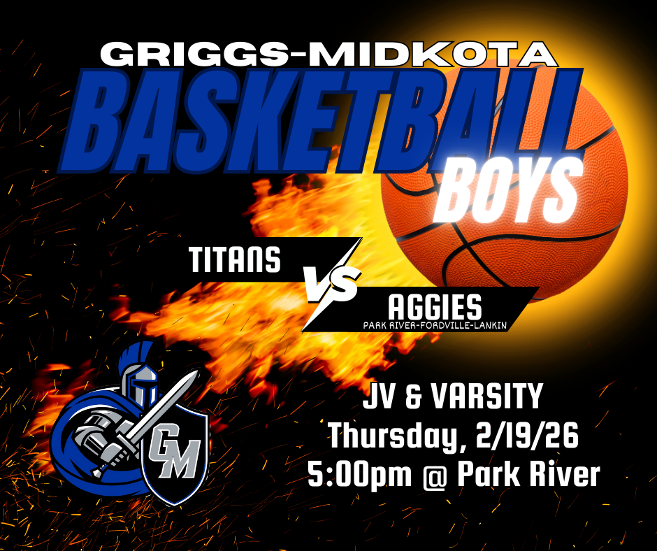 Boys JV & V Basketball 5pm in Park River 2/19