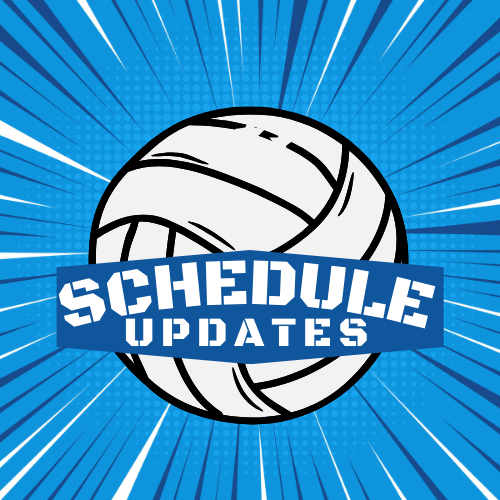 Volleyball Schedule Change