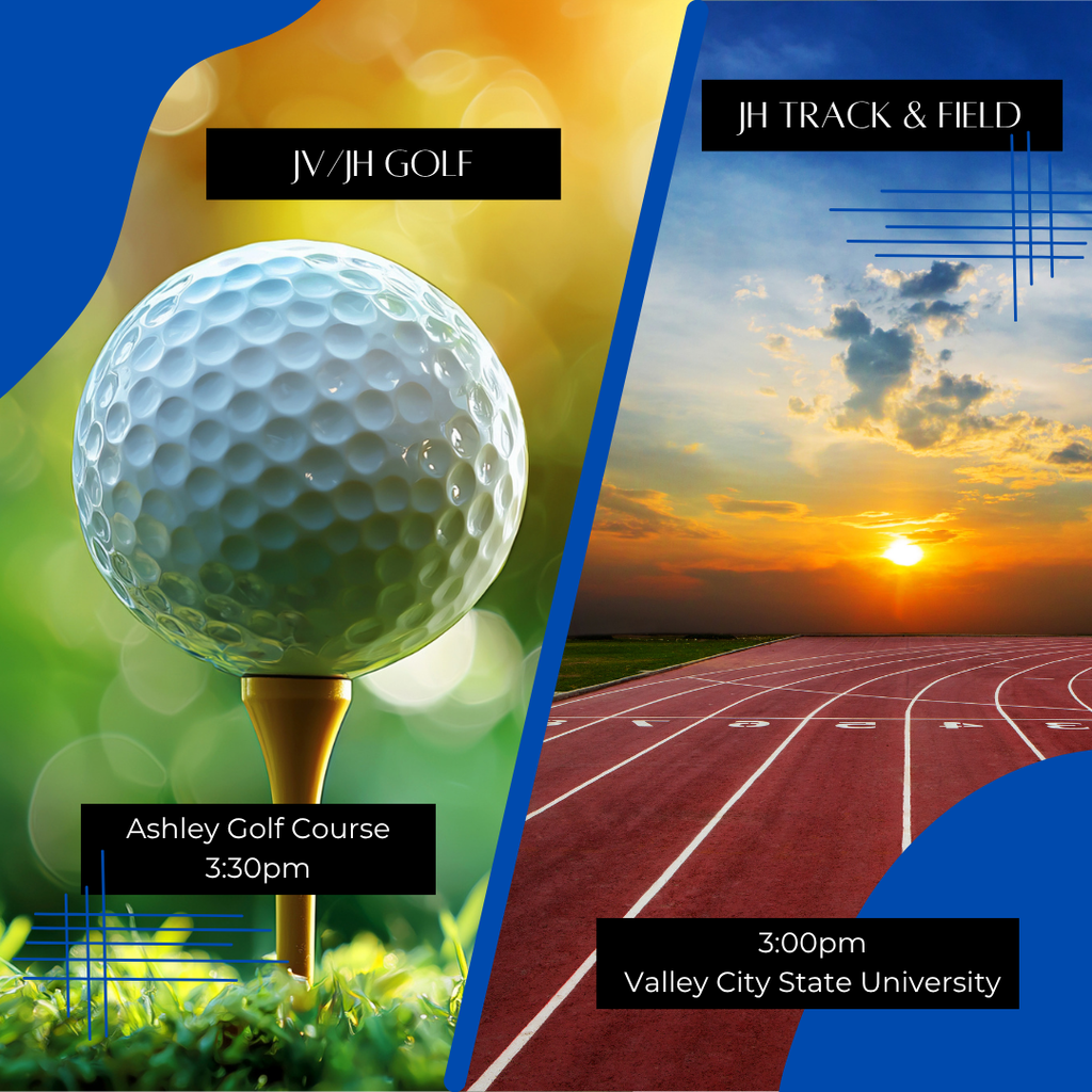 Golf and Track Images w/ Blue accents. Info in Message.