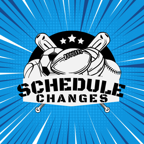 Track, Baseball, & Golf Schedule Changes