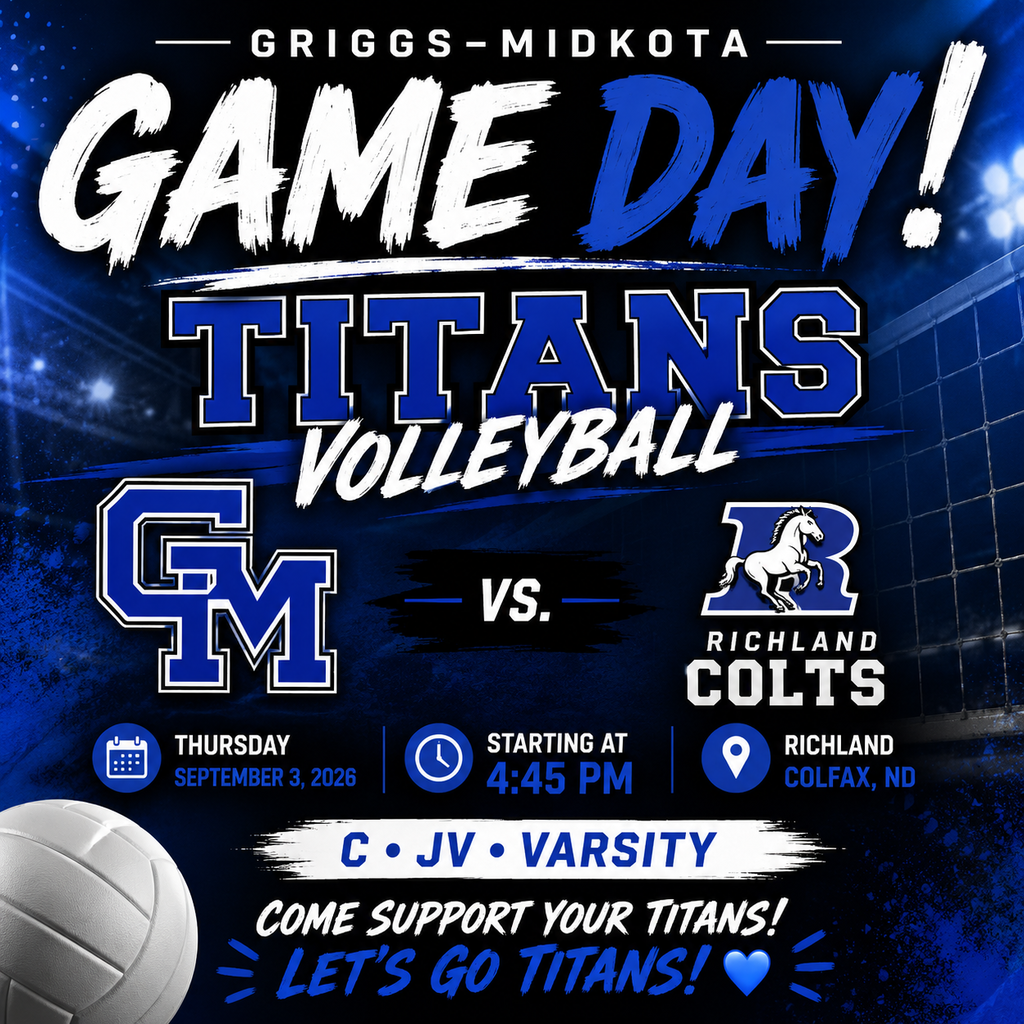 Good luck to C, JV, V volleyball vs Richland in Colfax starting at 4:45pm