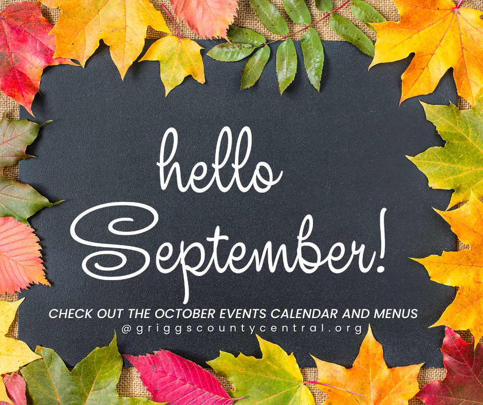September Calendar & Menus