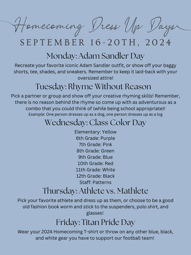 Homecoming Week