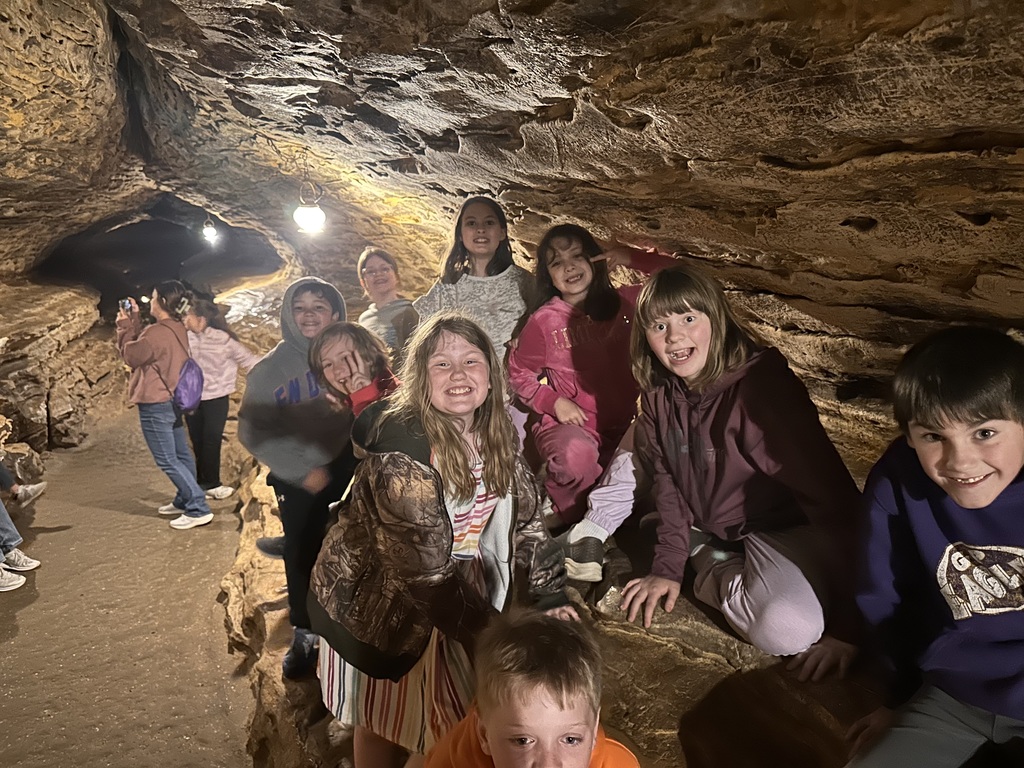 Third grade in cave