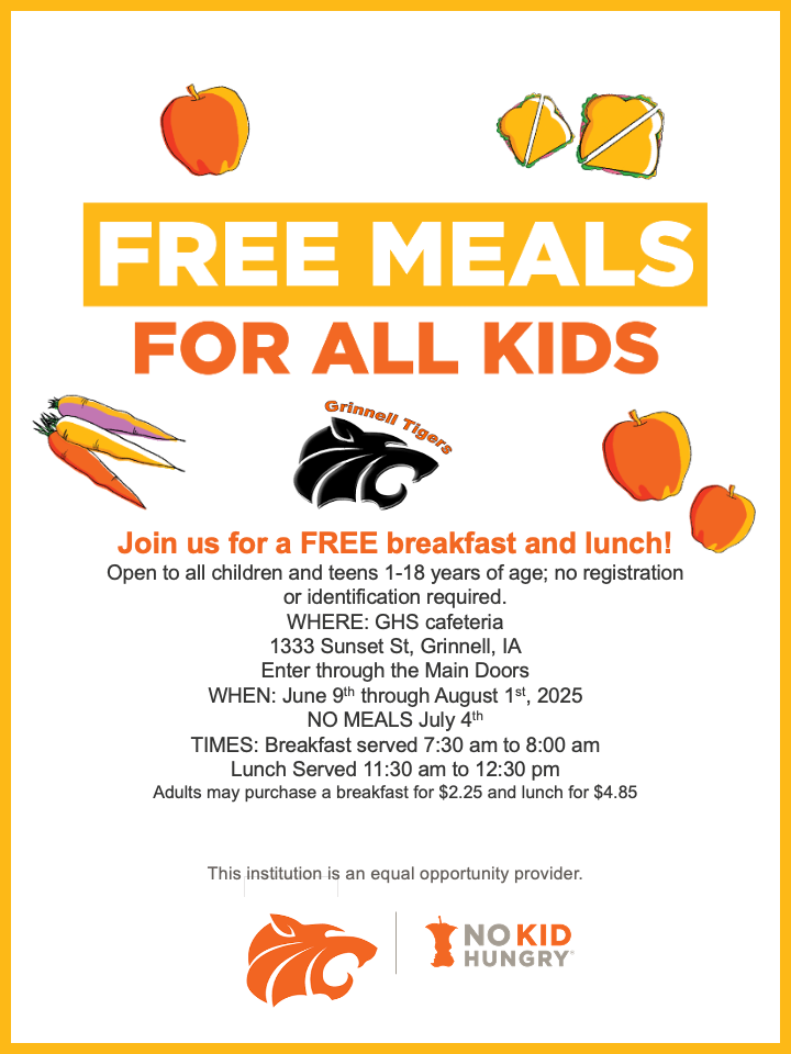 Summer Meals Flier English