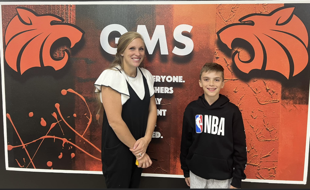 Picture of Mrs. James and A. Grennan