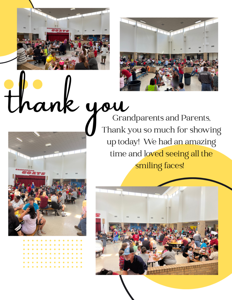 Grandparents Day 2025 thank you for coming