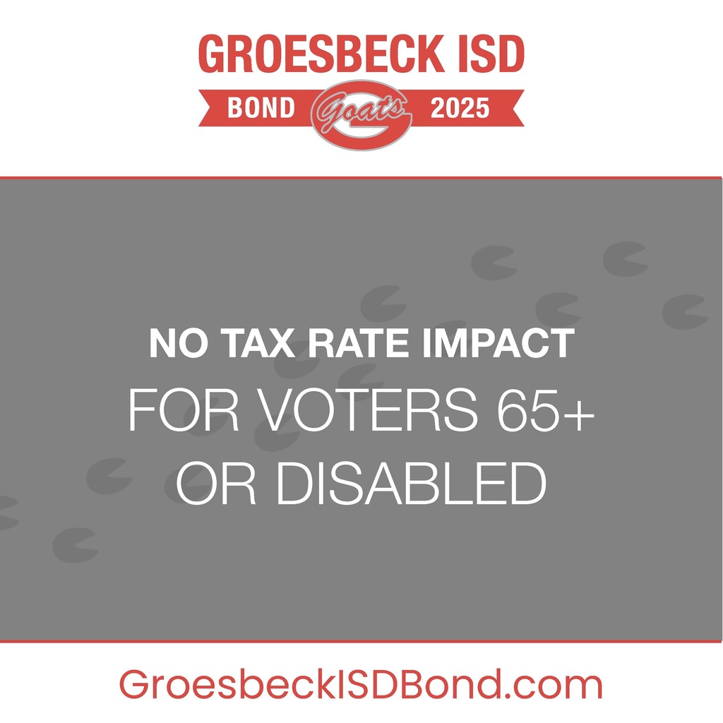 GISD Bond no tax rate impact 65+