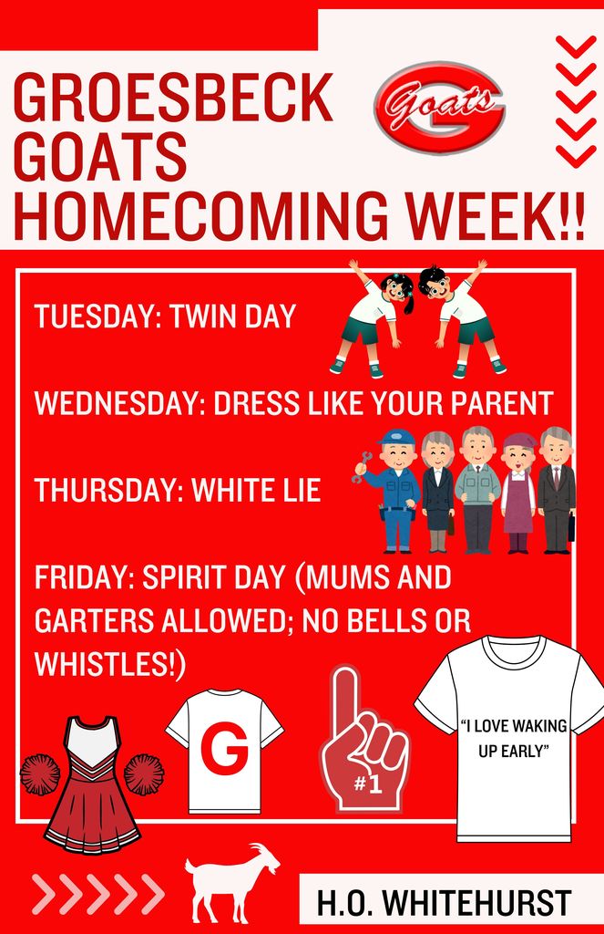 Homecoming Dress Up Days