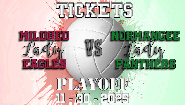 mildred vs normangee volleyball