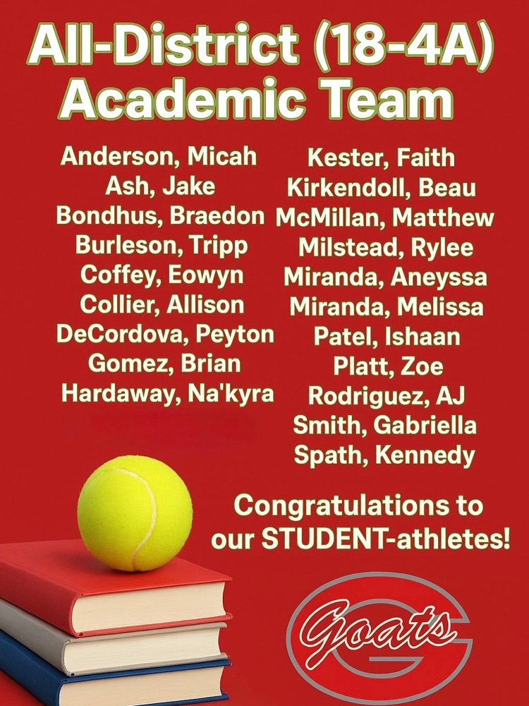 all district academic team- tennis