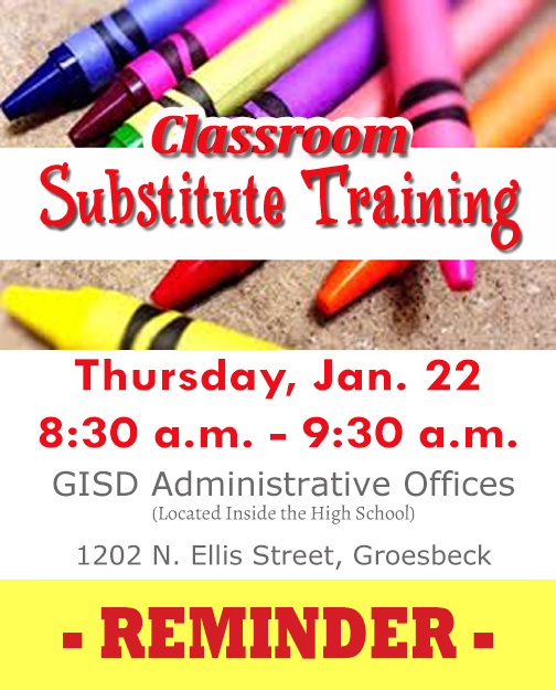 reminder sub training