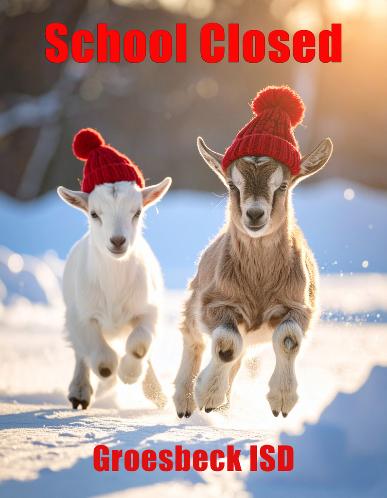 Goats w Hat School Closed 2