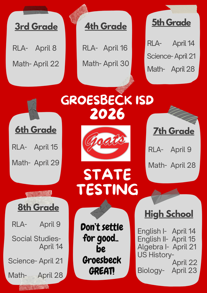 2026 State Testing Days