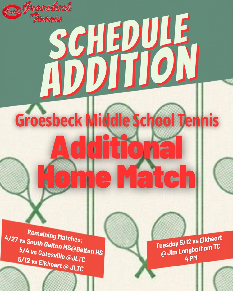 additional home match GMS tennis