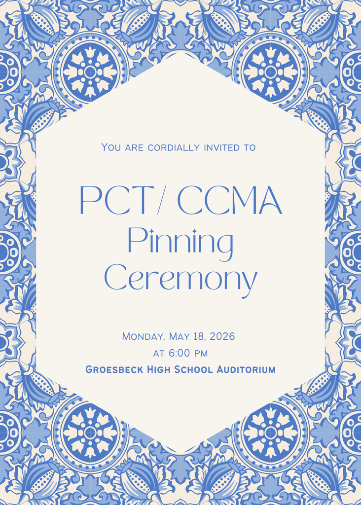 pinning ceremony flyer