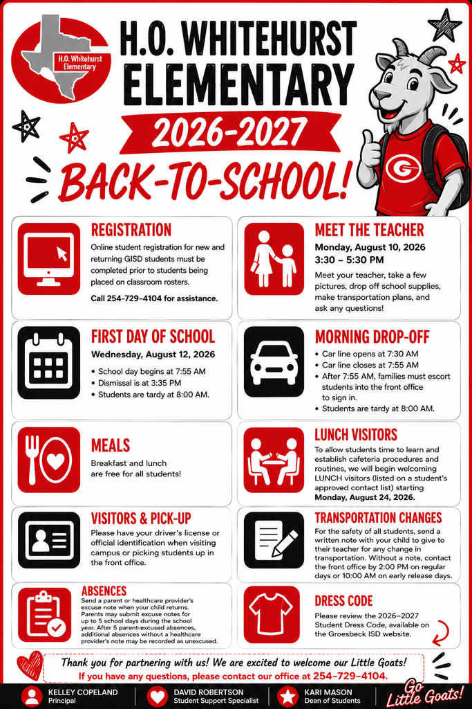 2026-2027 Back To School