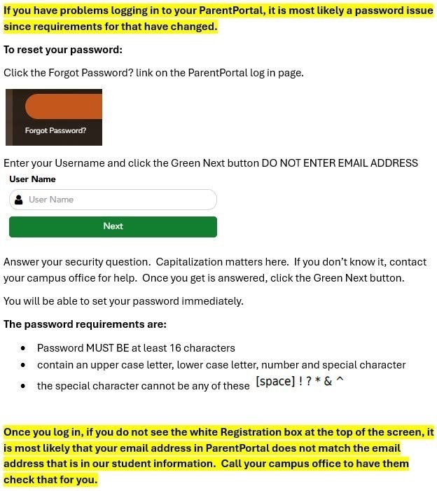 parent portal