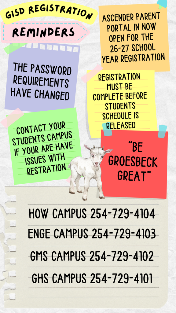 Registration Reminder