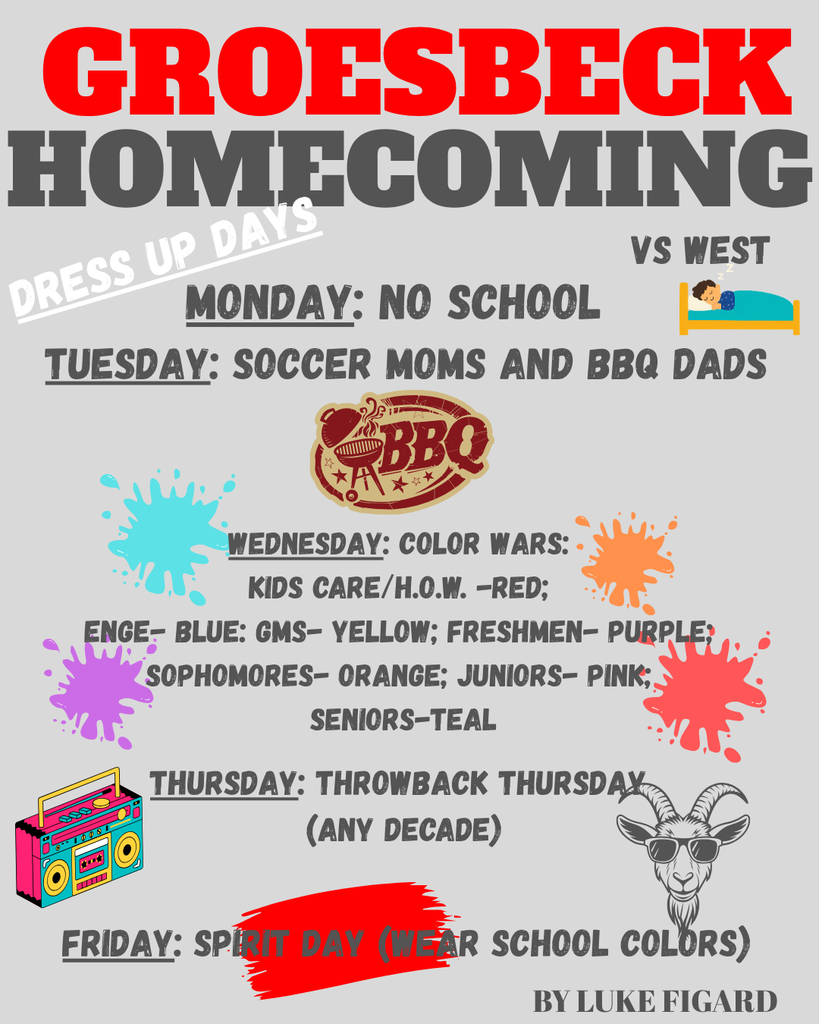Homecoming dress up days