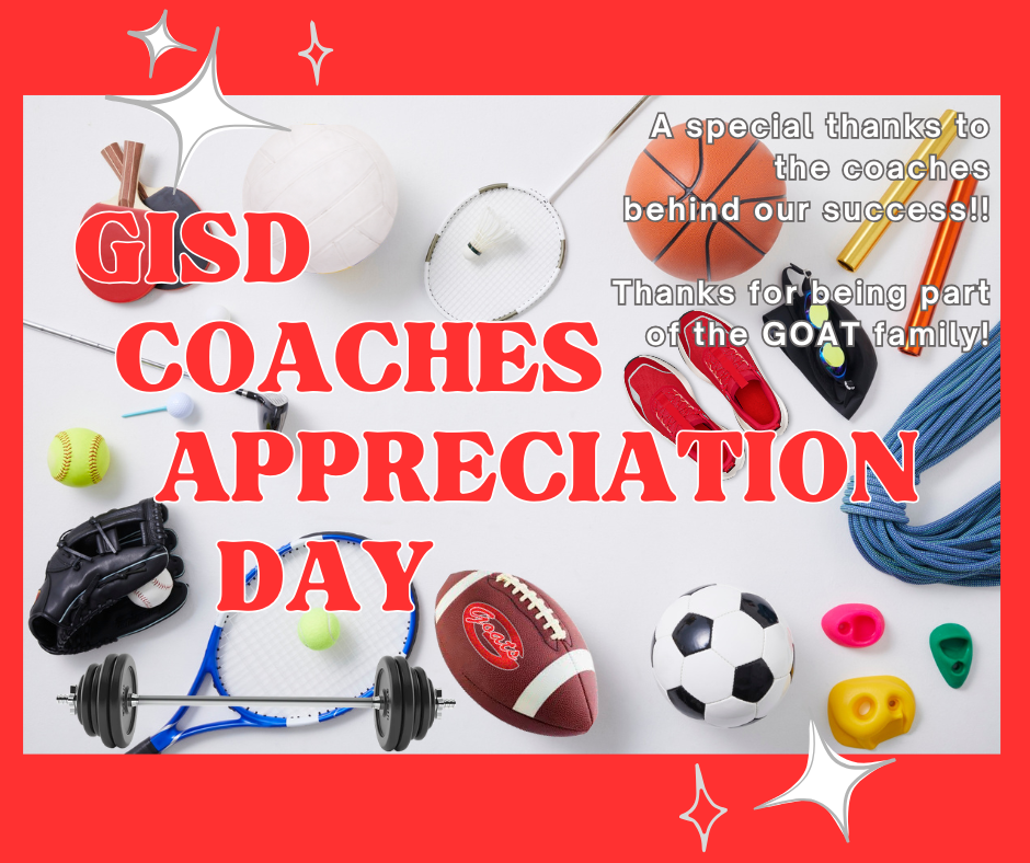 coaches appreciation day and sport equipment
