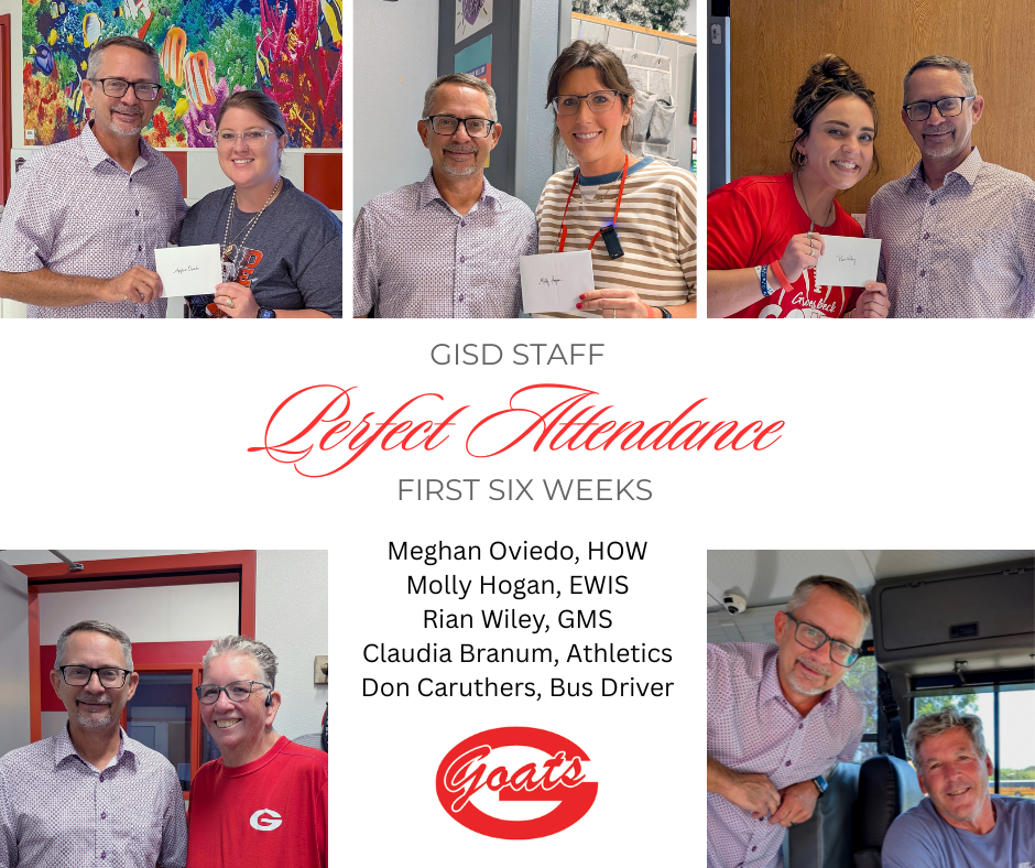 perfect attendance first six weeks