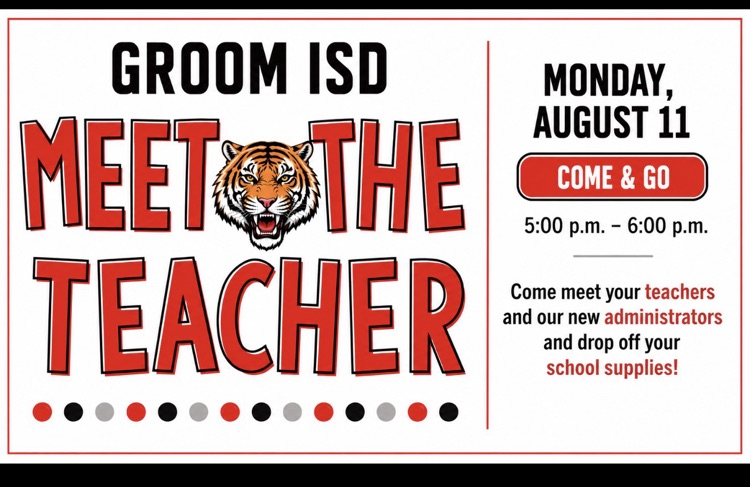 meet the teacher Aug 11th 5pm-6pm
