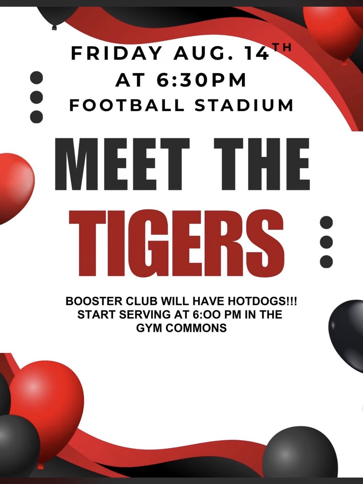 meet the tigers at 6pm