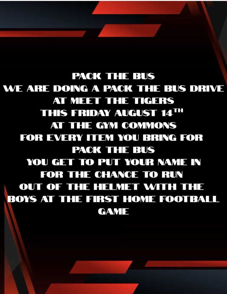 fill the bus with goodies