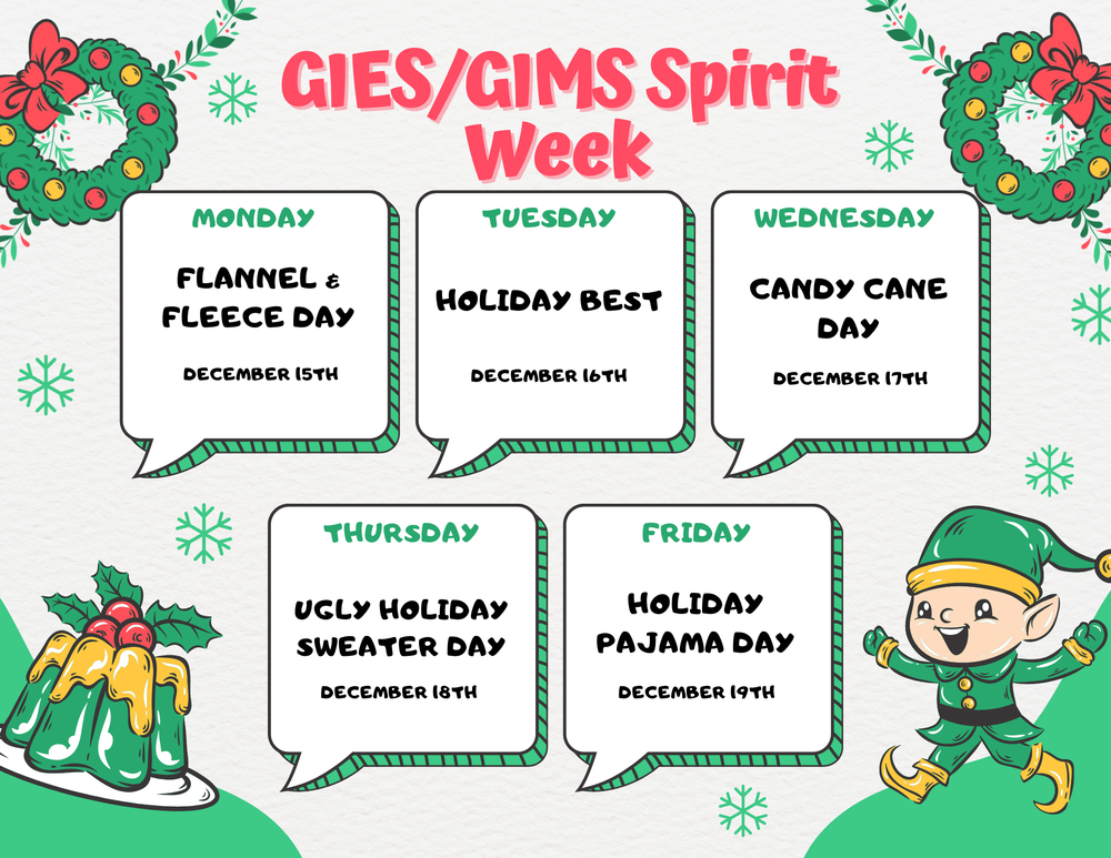 Holiday Spirit Week