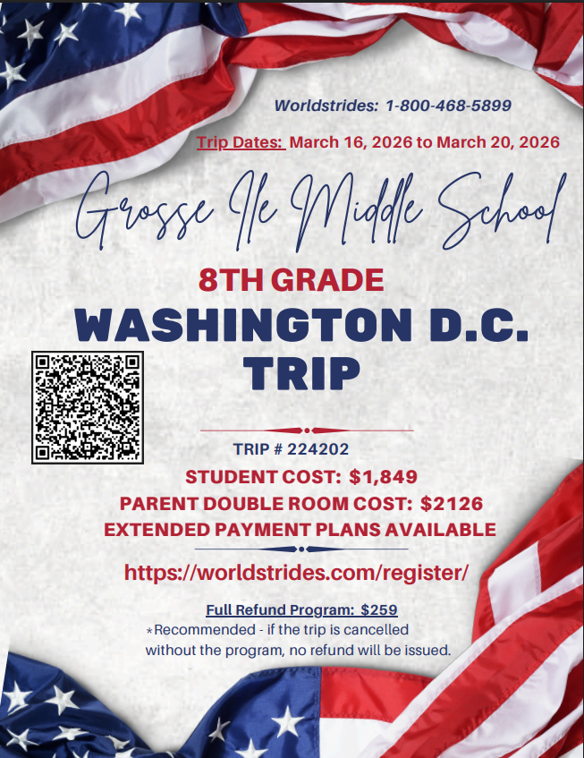 8th Grade DC Trip Information