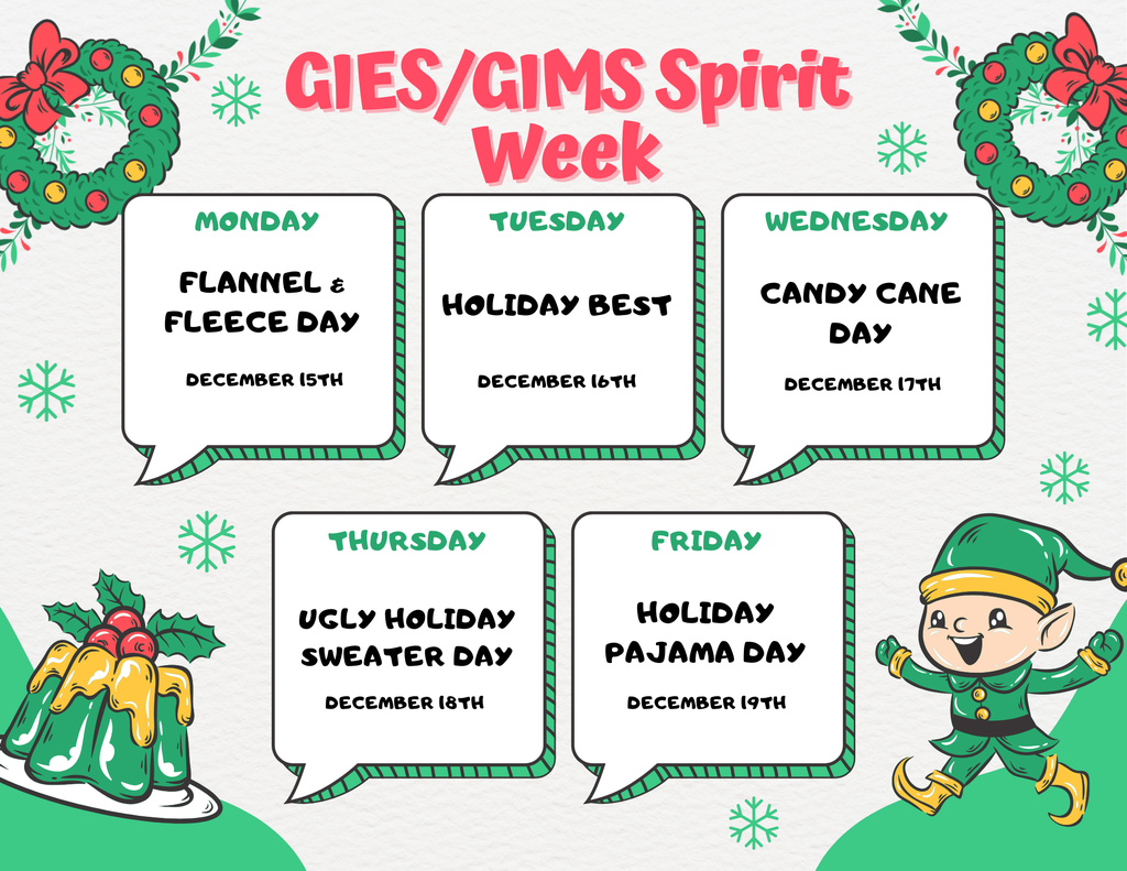 Holiday Spirit Week