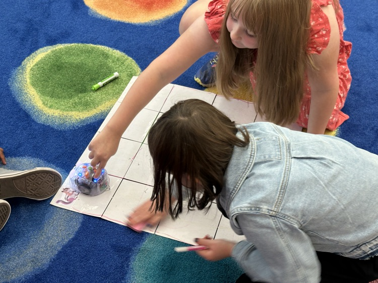students work together