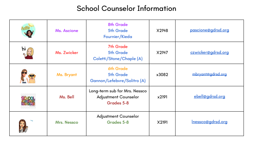 School Counselor Information