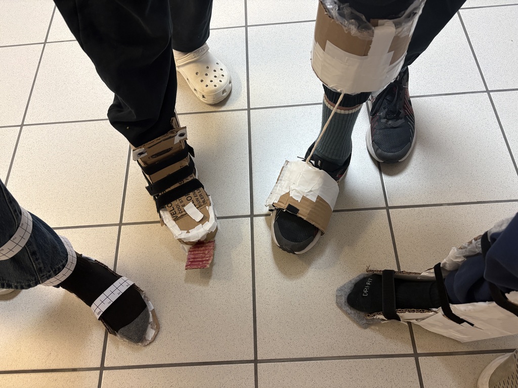 Foot Orthoses prototypes.  #PLTW #problemsolving  #STEM