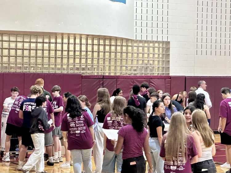 students in the gym