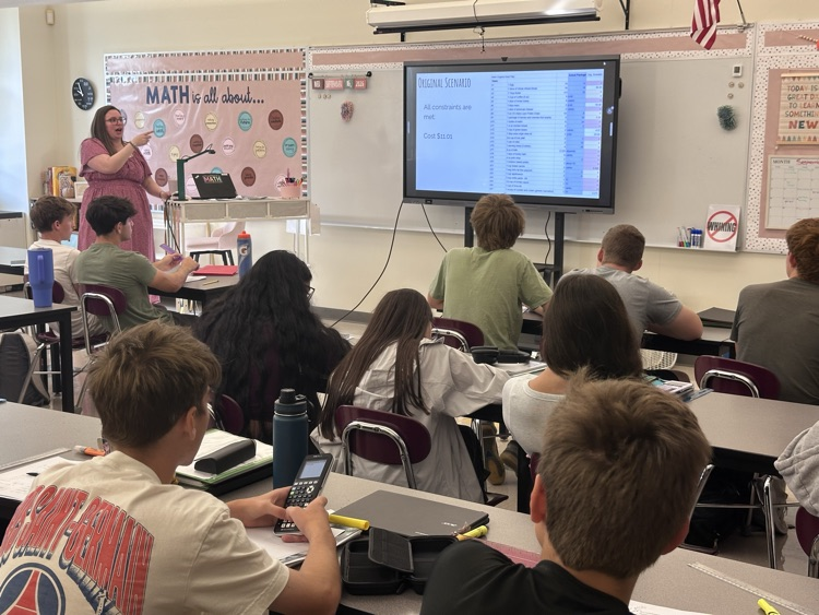 Mrs carlozzi works with students