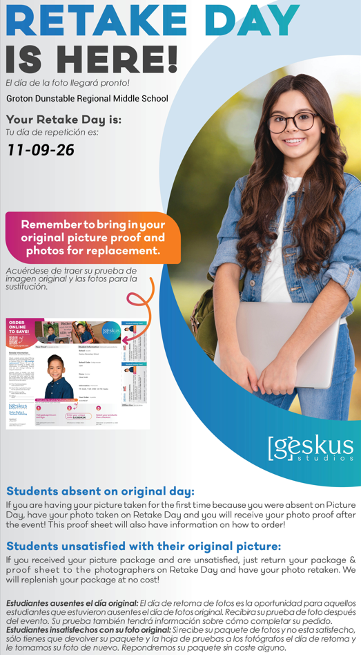 MS picture retake day November 9th