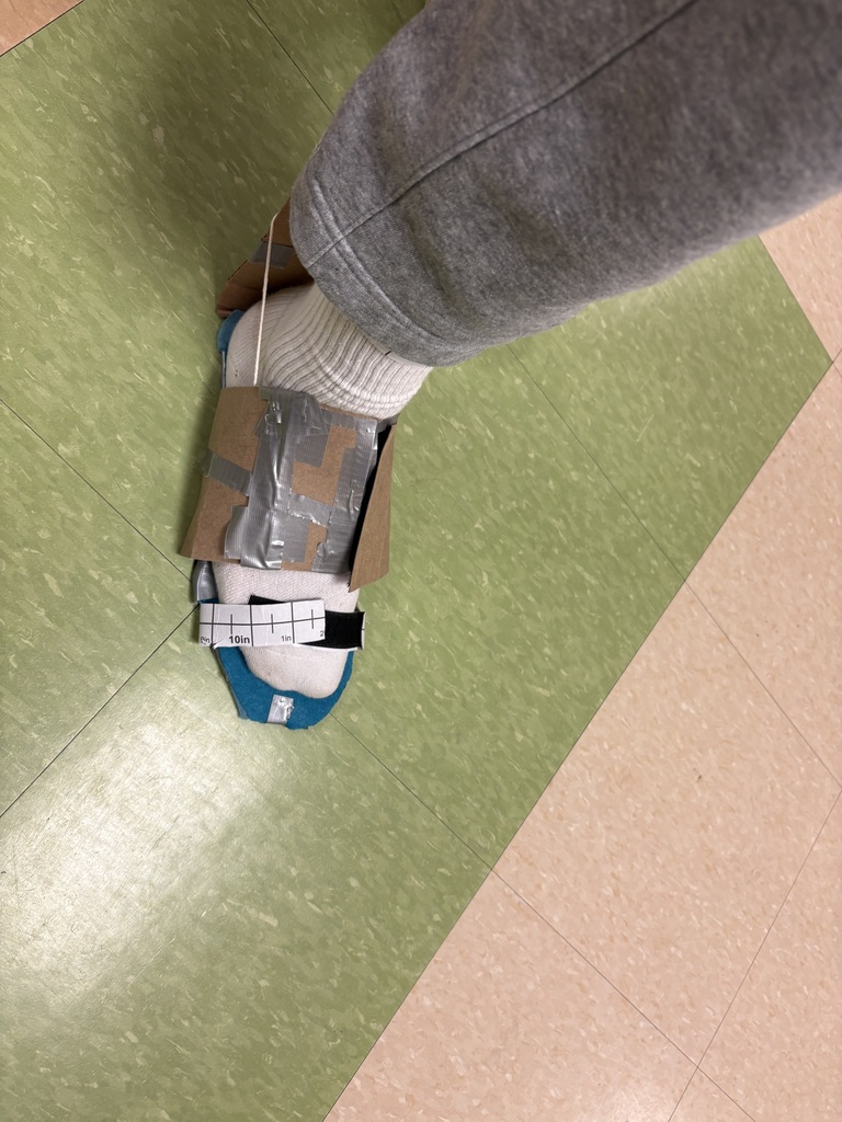 PLTW Grade 7 Foot Orthosis Solution