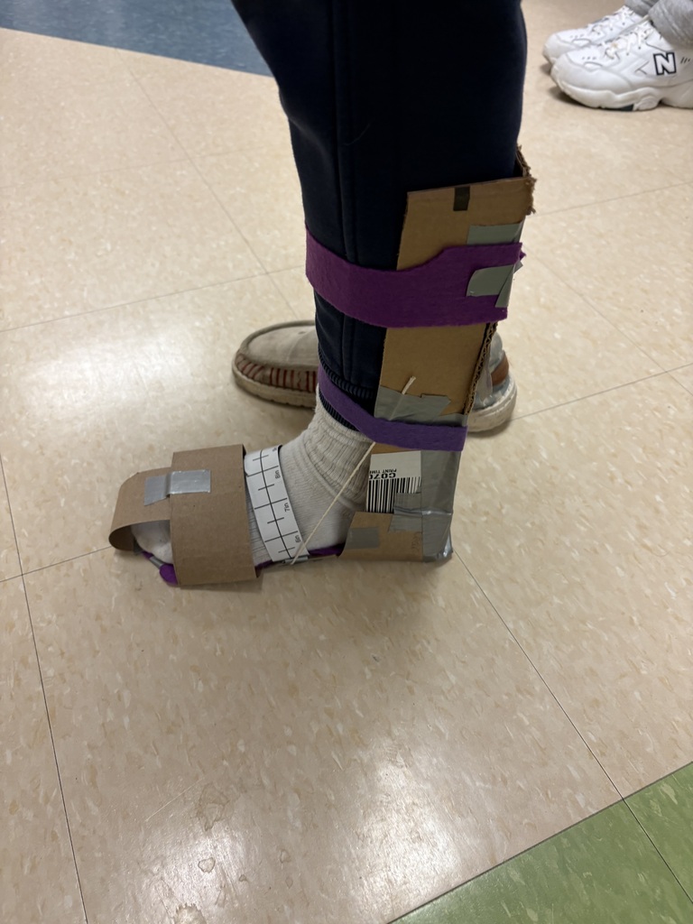 PLTW Grade 7 Foot Orthosis Solution